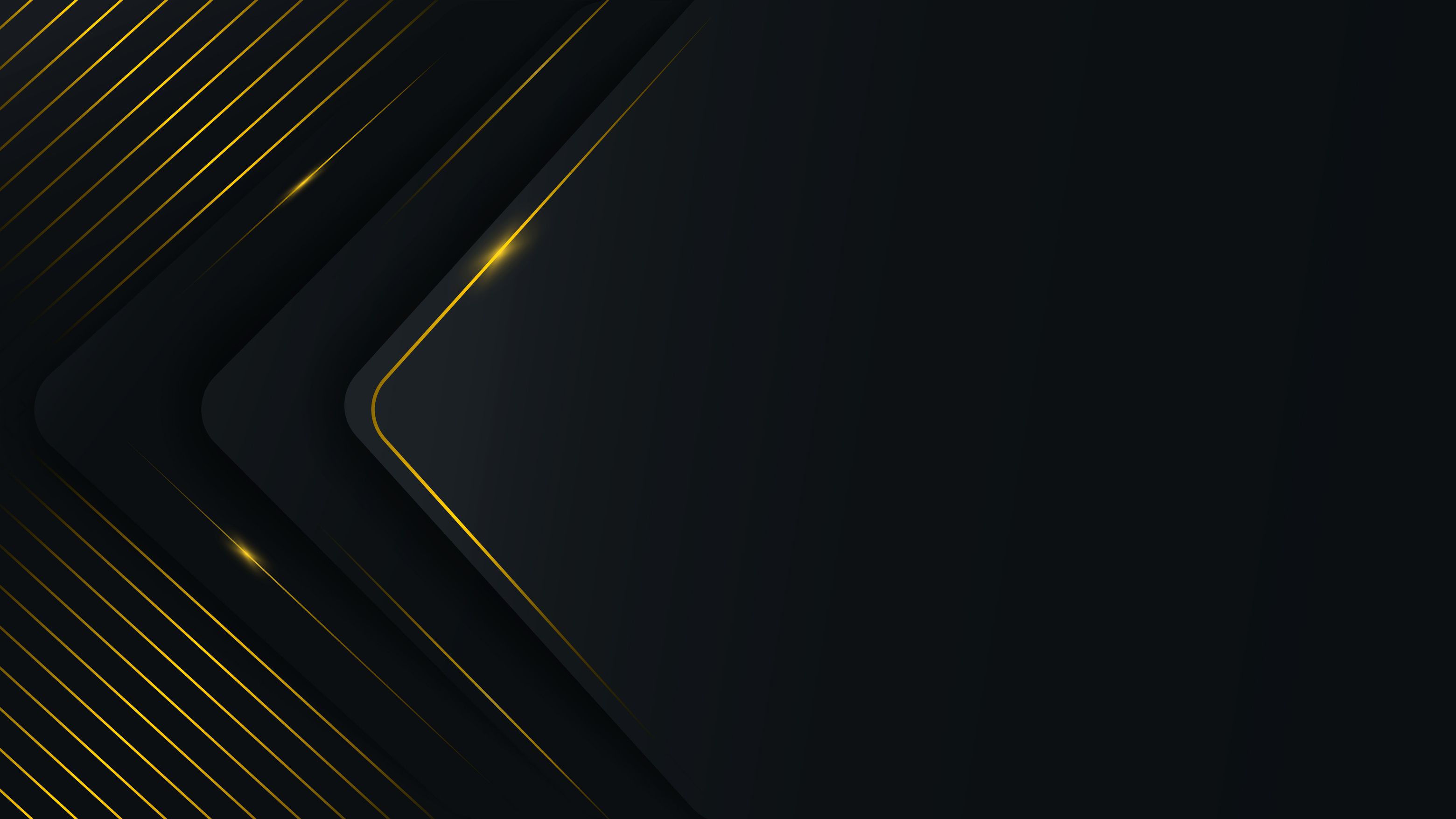 Black Background with Gold Lines 
