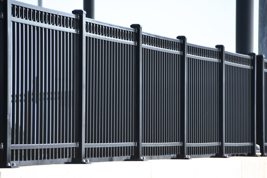 Black Steel Fence